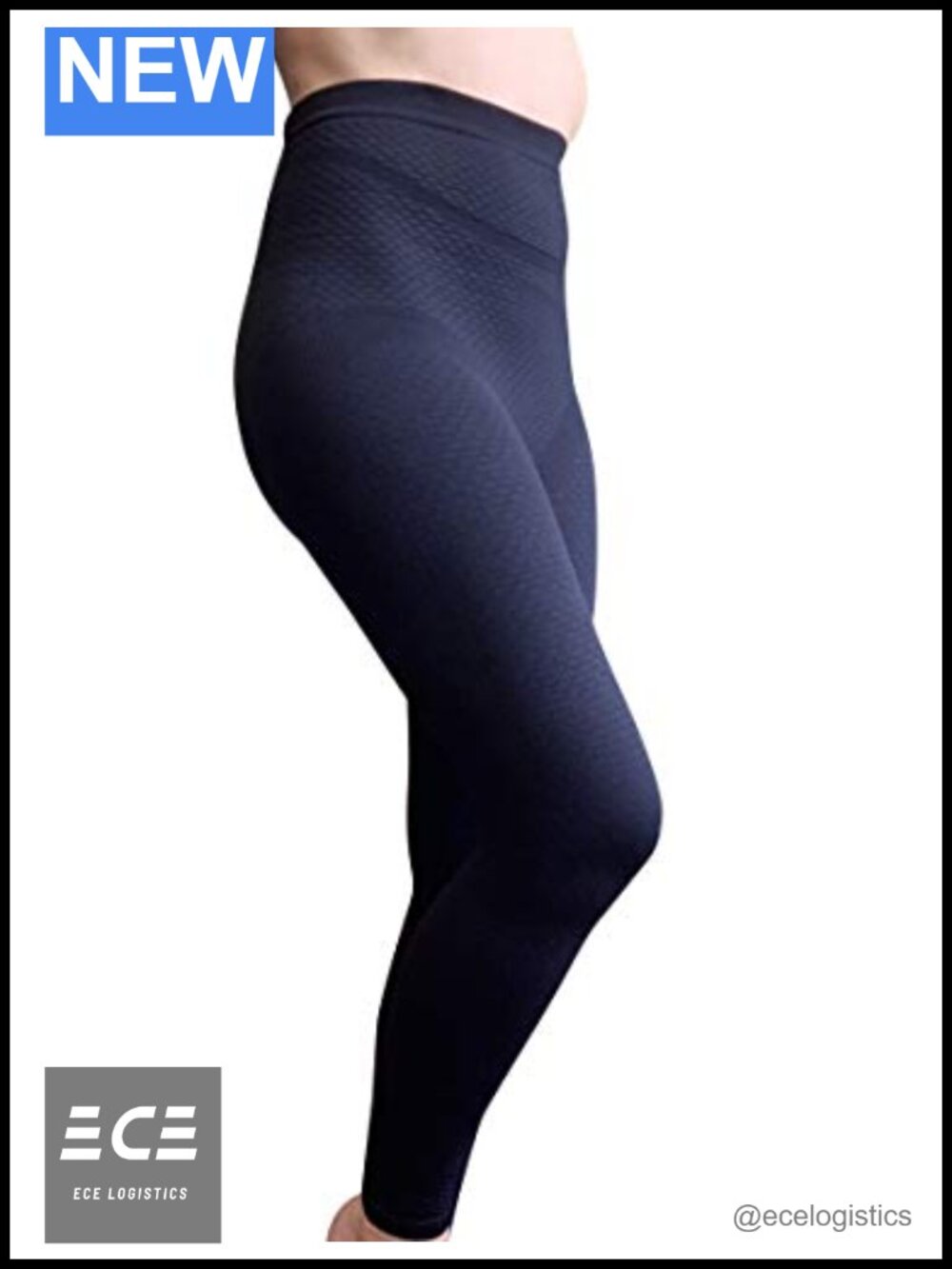 Bioflect Compression Leggings Bioactive Massaging Knit High Rise Ankle